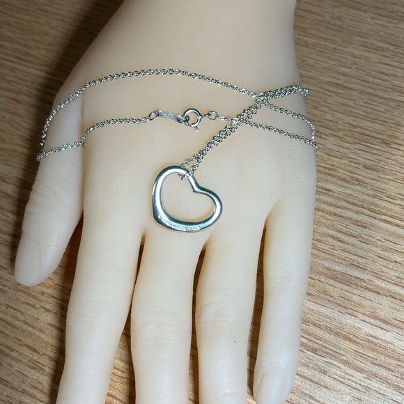 Tiffany & Co. Open Heart Necklace (Authentic Sterling) - Picture 11 of 14
